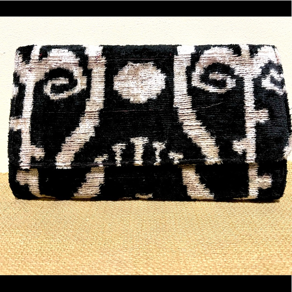 Vintage Kilim Rug Clutch Purse